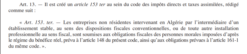 article 13 loi de financ 