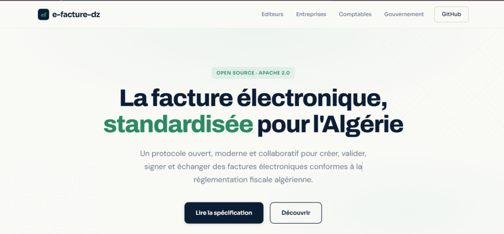 capture site e-facture-dz