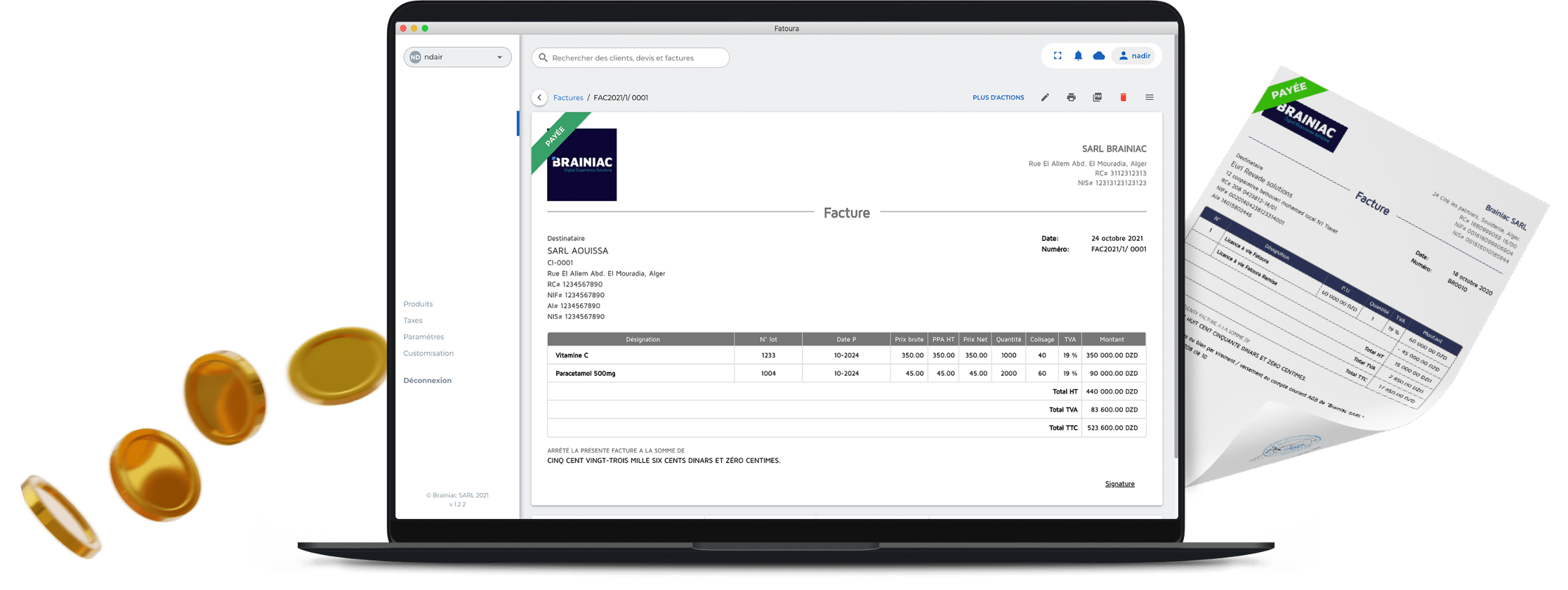 Fatoura le logiciel de facturation Algérien